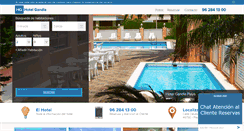 Desktop Screenshot of hotelgandiaplaya.com